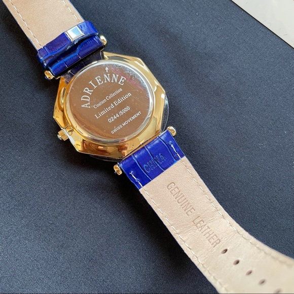 Blue face & Leather Limited Edition Watch main image 10